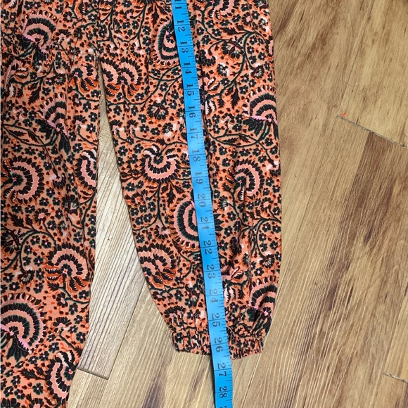 A.L.C. NewNoTags Long Sleeve Vibrant Printed Orange and Black Multi Floral Dress - Picture 15 of 17